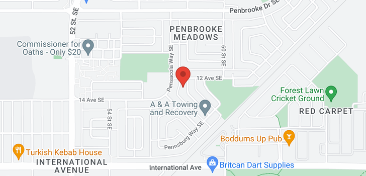 map of 1311 Pennsburg Road SE